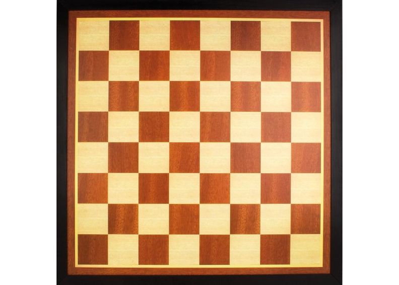 Shakki/tammi pelilauta 54,5x54,5 cm Abbey kuvasuurennos