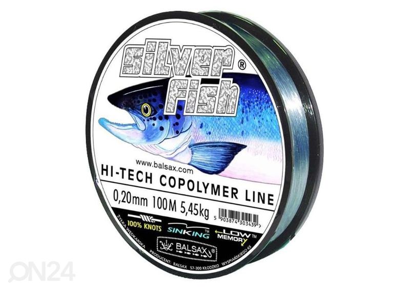 Siima Fox Balsax hopea 100 m x 0,18 mm kuvasuurennos