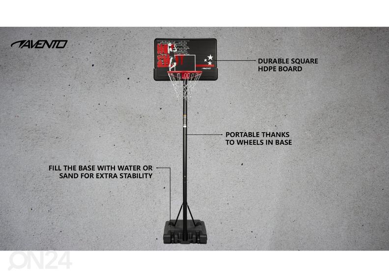 Siirrettävä koripalloteline Hot Shot Avento kuvasuurennos