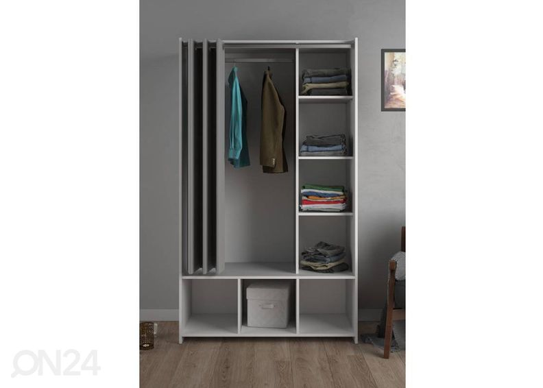 Siirrettävä vaatekaappi Kit 105 cm kuvasuurennos