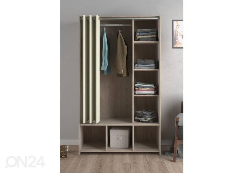Siirrettävä vaatekaappi Kit 105 cm kuvasuurennos