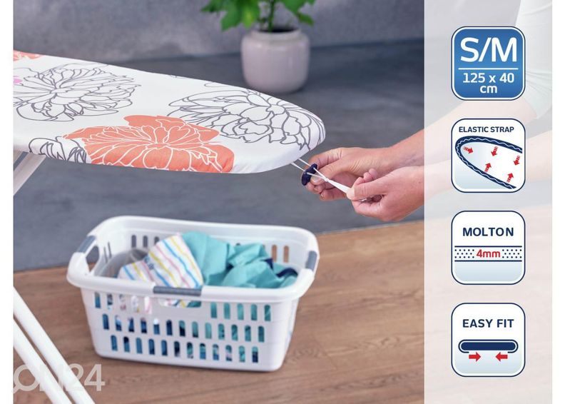 Silityslaudan päällinen Cotton Comfort S/M Leifheit kuvasuurennos