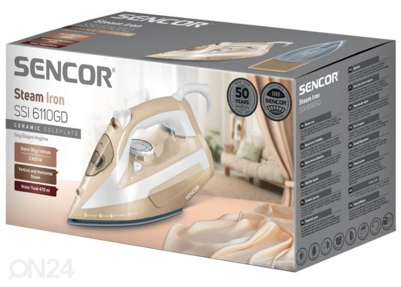 Silitysrauta Sencor SSI6110GD kuvasuurennos