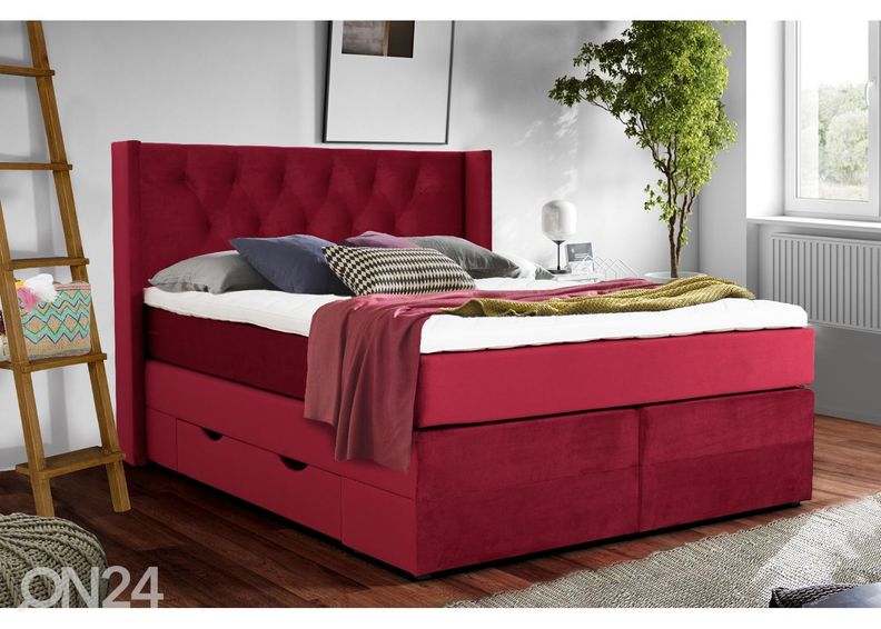 Sime Beds jenkkisänky vuodevaatelaatikoilla Elegance 140x210 cm kuvasuurennos
