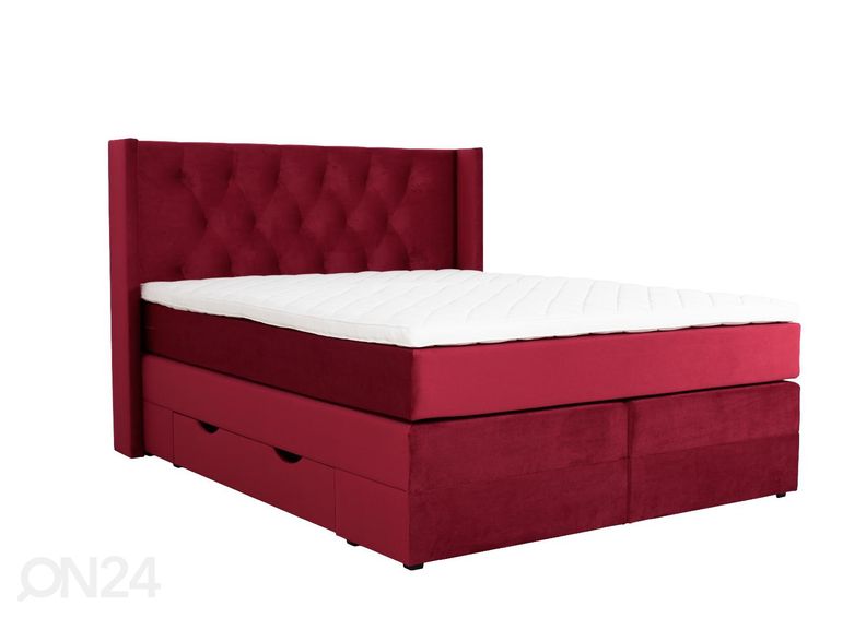 Sime Beds jenkkisänky vuodevaatelaatikoilla Elegance 140x210 cm kuvasuurennos