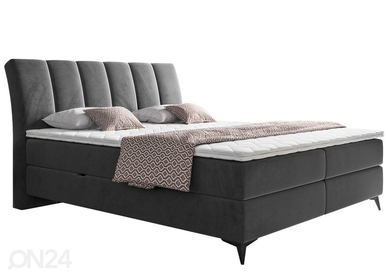 Sime Beds jenkkisänky vuodevaatelaatikolla 160x200 cm kuvasuurennos