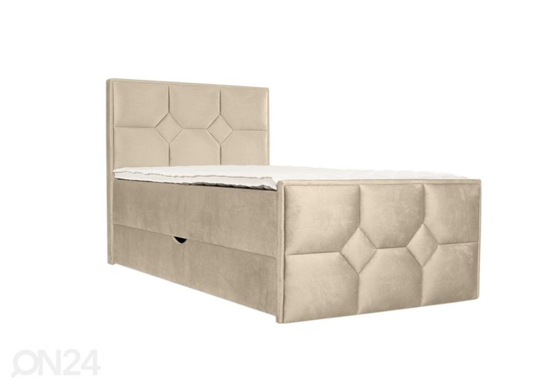 Sime Beds jenkkisänky vuodevaatelaatikolla Helena Mosaiik 120x200cm kuvasuurennos