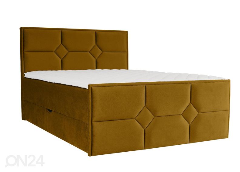 Sime Beds jenkkisänky vuodevaatelaatikolla Helena Mosaiik 140x210cm kuvasuurennos
