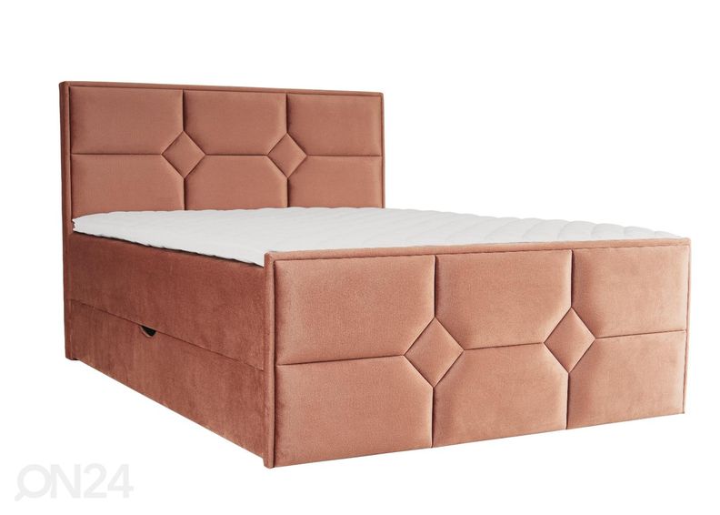 Sime Beds jenkkisänky vuodevaatelaatikolla Helena Mosaiik 140x210cm kuvasuurennos