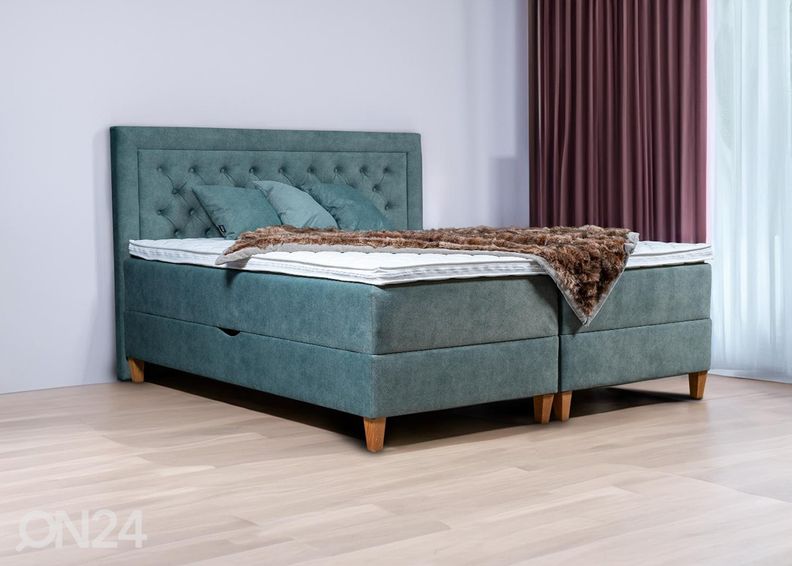 Sime Beds jenkkisänky vuodevaatelaatikolla Marleen 140x210 cm kuvasuurennos