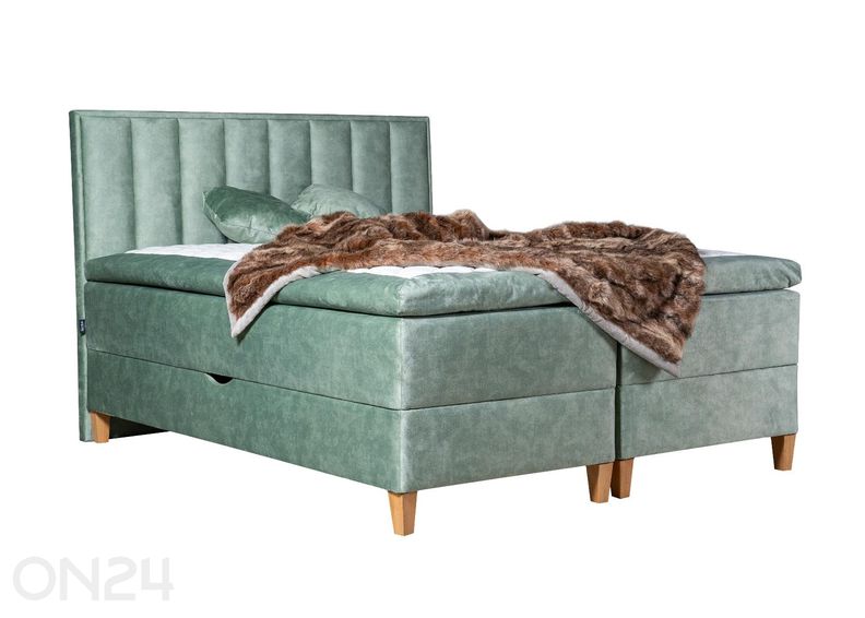 Sime Beds jenkkisänky vuodevaatelaatikolla Mileen 140x200 cm kuvasuurennos
