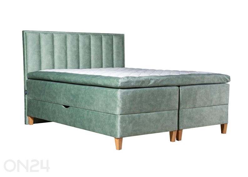 Sime Beds jenkkisänky vuodevaatelaatikolla Mileen 140x200 cm kuvasuurennos
