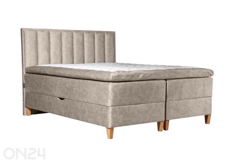 Sime Beds jenkkisänky vuodevaatelaatikolla Mileen 140x200 cm kuvasuurennos