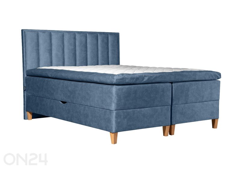 Sime Beds jenkkisänky vuodevaatelaatikolla Mileen 140x200 cm kuvasuurennos