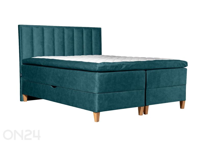 Sime Beds jenkkisänky vuodevaatelaatikolla Mileen 140x200 cm kuvasuurennos