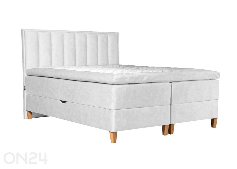 Sime Beds jenkkisänky vuodevaatelaatikolla Mileen 140x200 cm kuvasuurennos