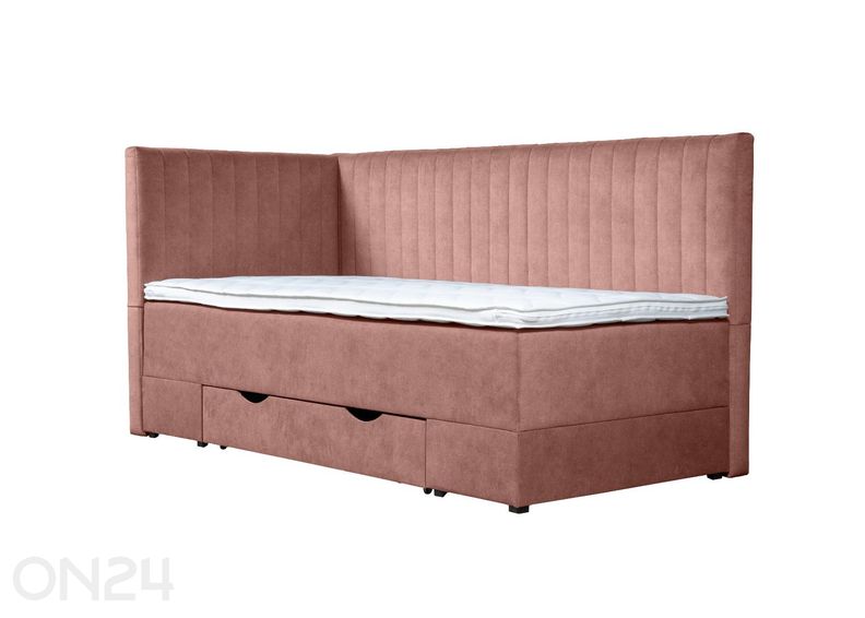 Sime Beds jenkkisänky vuodevaatelaatikolla Nora 80x190 cm kuvasuurennos