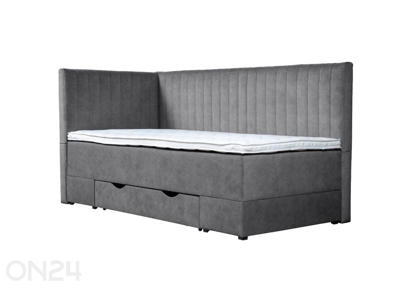 Sime Beds jenkkisänky vuodevaatelaatikolla Nora 80x190 cm kuvasuurennos