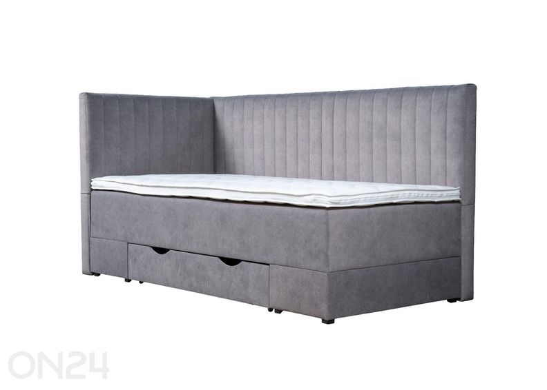 Sime Beds jenkkisänky vuodevaatelaatikolla Nora 80x190 cm kuvasuurennos