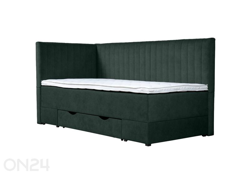 Sime Beds jenkkisänky vuodevaatelaatikolla Nora 80x200 cm kuvasuurennos