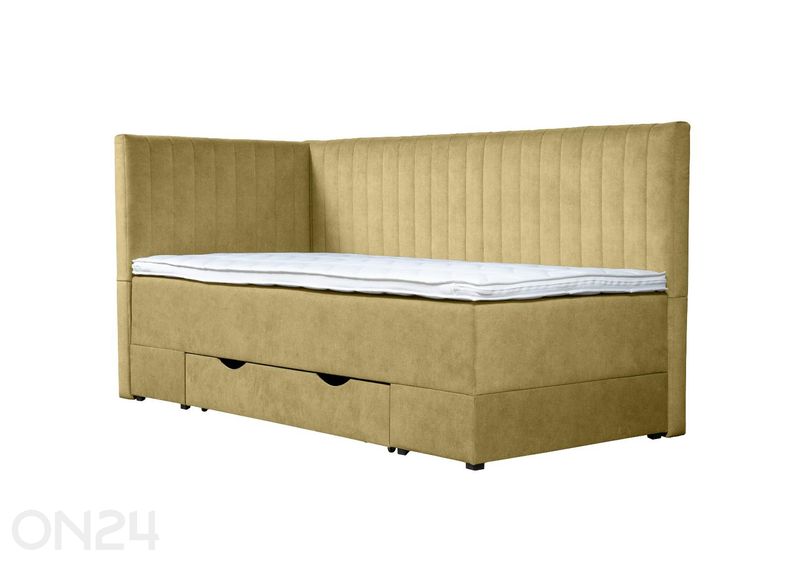 Sime Beds jenkkisänky vuodevaatelaatikolla Nora 80x200 cm kuvasuurennos