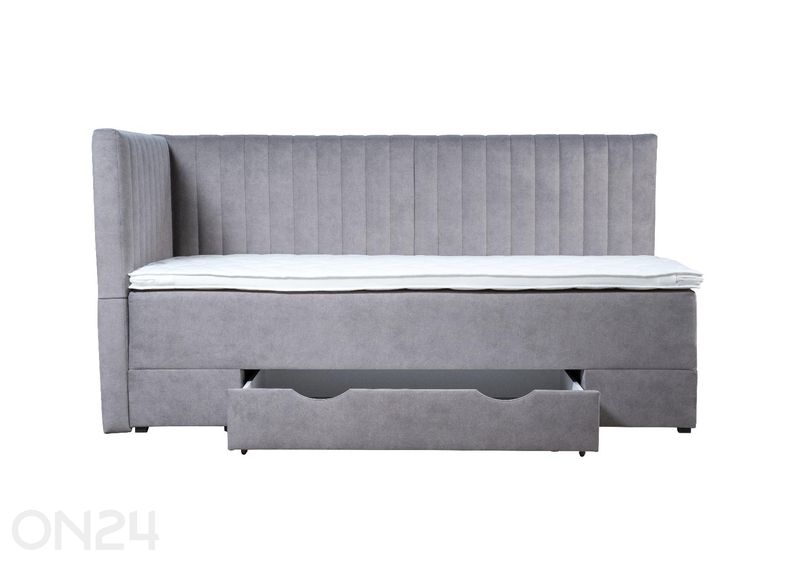 Sime Beds jenkkisänky vuodevaatelaatikolla Nora 80x200 cm kuvasuurennos