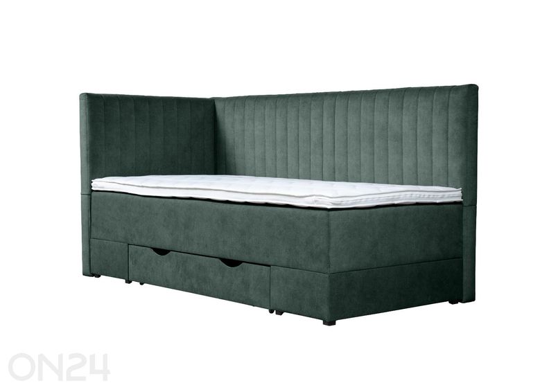 Sime Beds jenkkisänky vuodevaatelaatikolla Nora 80x200 cm kuvasuurennos