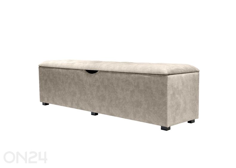 Sime Beds säilytystilallinen rahipenkki LINEA Nööp 90 cm kuvasuurennos