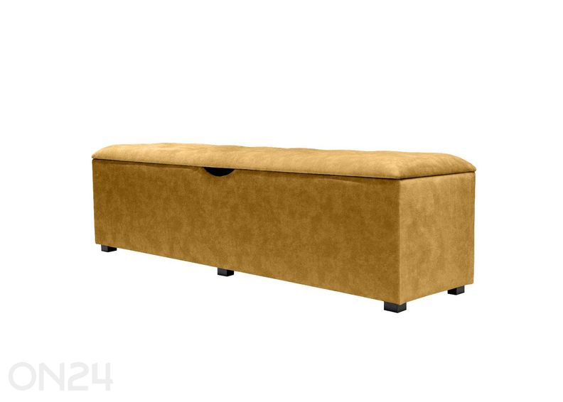 Sime Beds säilytystilallinen rahipenkki LINEA Nööp 90 cm kuvasuurennos