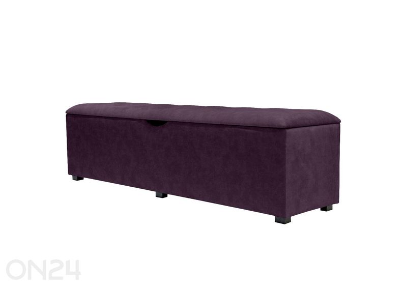 Sime Beds säilytystilallinen rahipenkki LINEA Nööp 90 cm kuvasuurennos