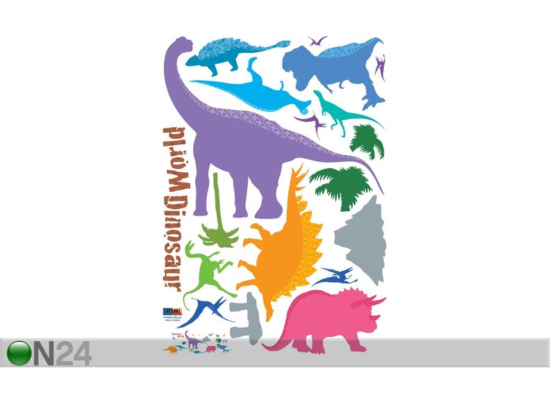 Sisustustarra DINOSAURUKSET kuvasuurennos