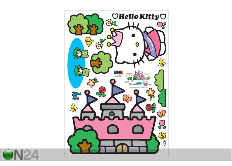 Sisustustarra HELLO KITTY PRINSESSA kuvasuurennos