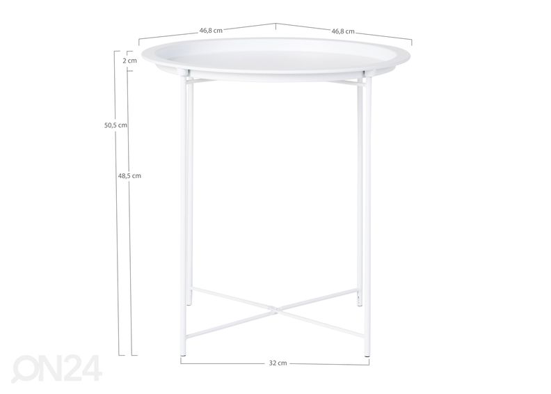 Sivupöytä Corti Ø47 cm kuvasuurennos