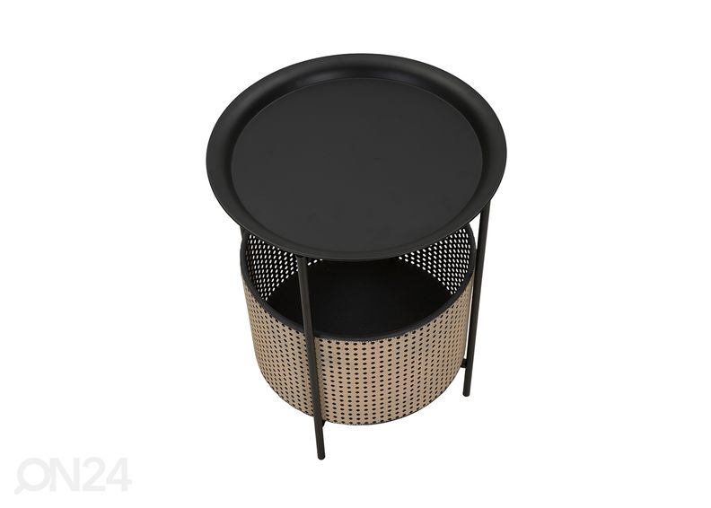 Sivupöytä Osaka Ø40 cm, musta kuvasuurennos