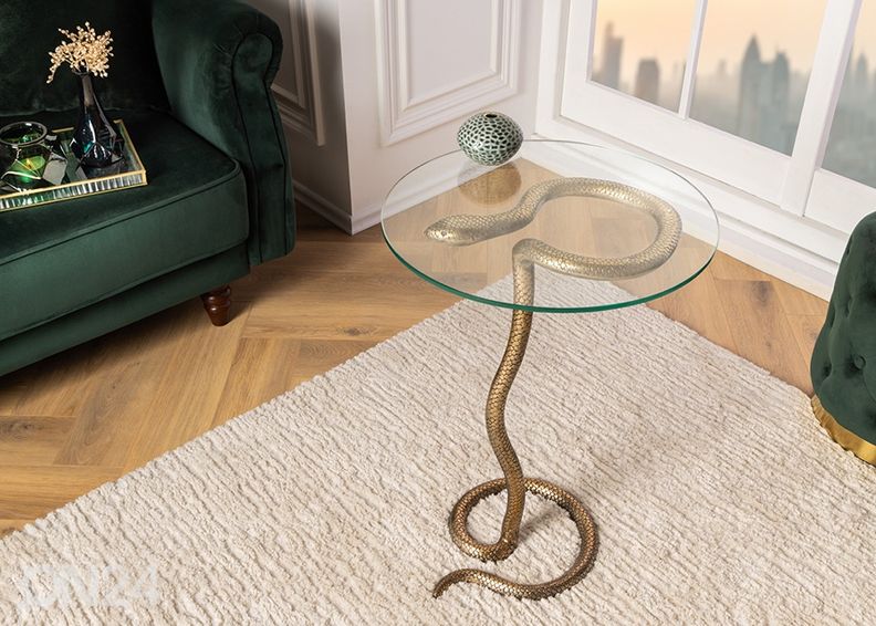 Sivupöytä Snake Ø 45 cm kuvasuurennos