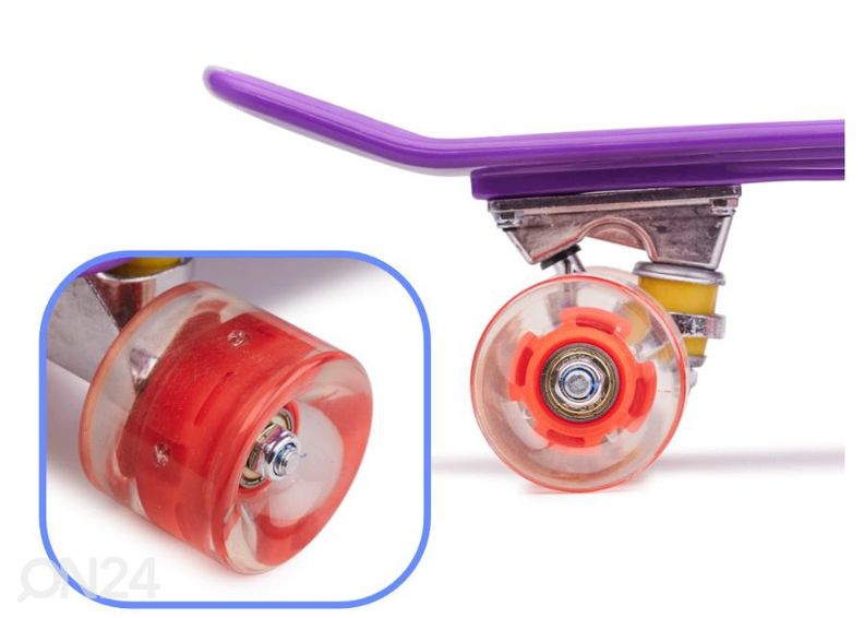 Skeittilauta Fiszka LED pyörät kuvasuurennos