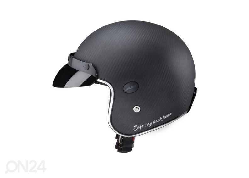 Skootterikypärä W-TEC Vacabro SWBH Matt Carbon Pure kuvasuurennos