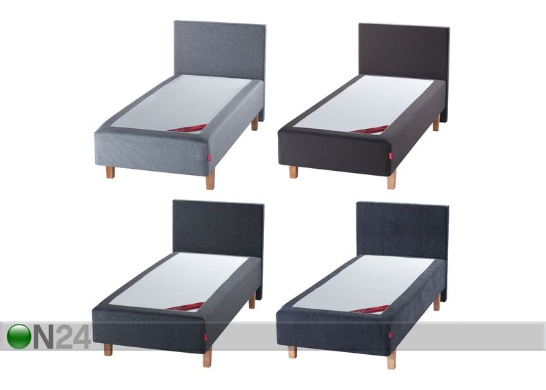SLEEPWELL sängynpääty BASE 80 cm RED JA BLACK-sarjan jenkkisänkyyn kuvasuurennos