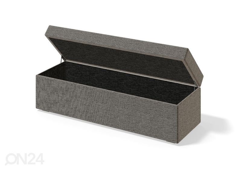 Sleepwell sängynpäätylaatikko RED/BLACK PLAIN 150 cm kuvasuurennos