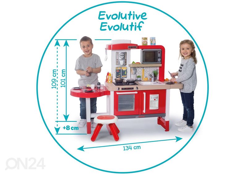 Smoby elektroninen keittiö Evolutive Gourmet kuvasuurennos