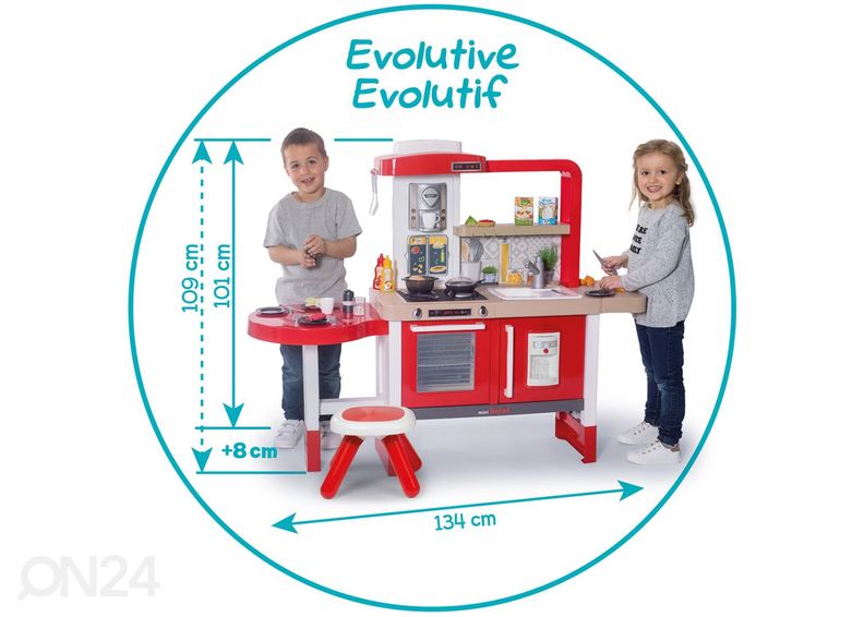 Smoby elektroninen keittiö Evolutive Grand Chef kuvasuurennos