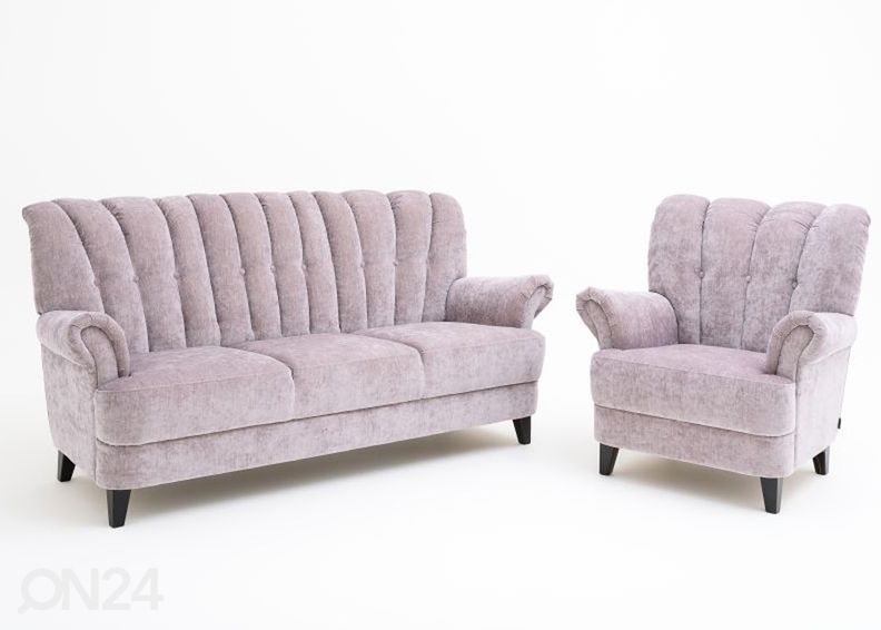 Sohva Lisa, 3-istuttava, suora kuvasuurennos