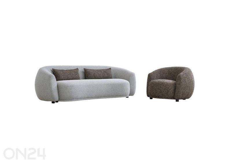 Sohva Merell, harmaa kuvasuurennos