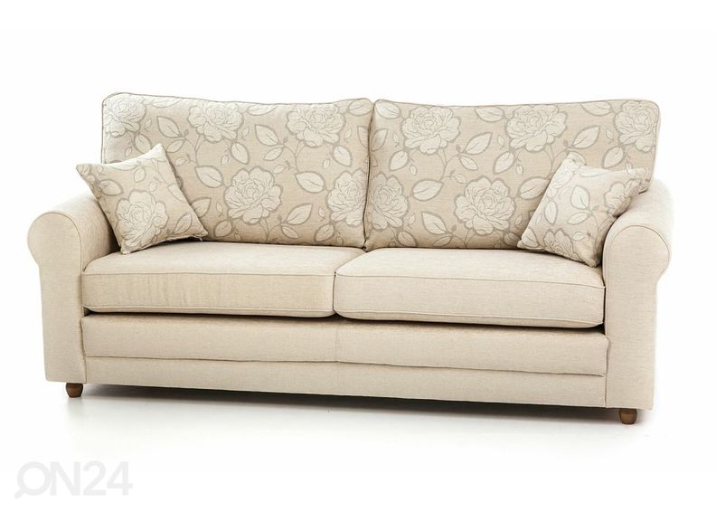 Sohvakalusto Greta 3-istuttava+ Mari nojatuoli + rahi kuvasuurennos