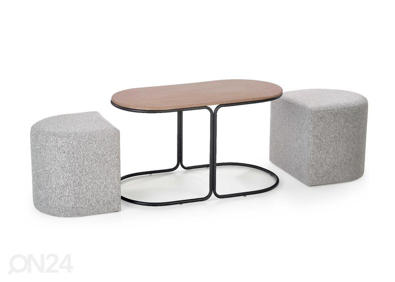 Sohvapöytä + 2 rahia kuvasuurennos