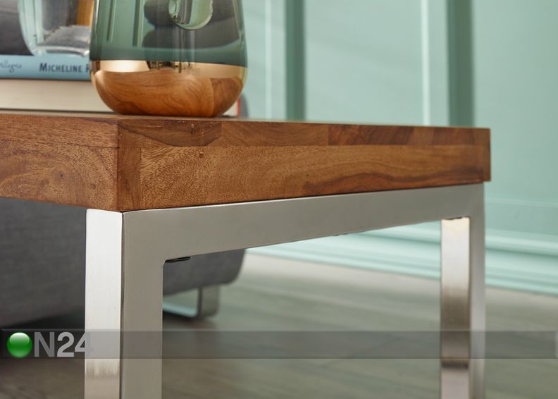 Sohvapöytä Guna 45x45 cm, Intian ruusupuu kuvasuurennos