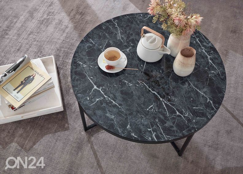 Sohvapöytä Marmor, musta kuvasuurennos