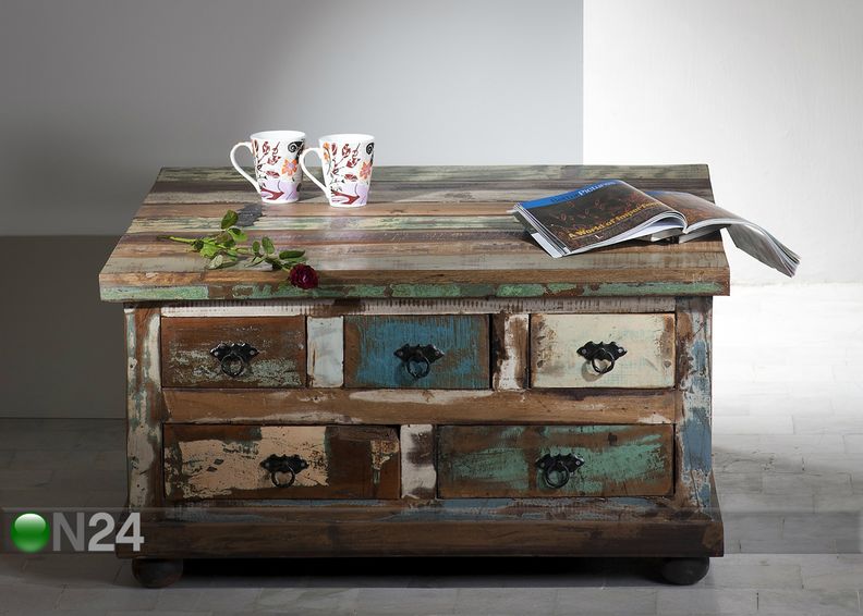 Sohvapöytä Riverboat 90x90 cm kuvasuurennos