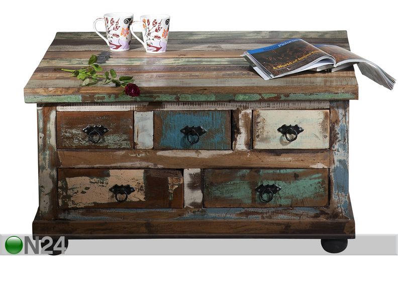 Sohvapöytä Riverboat 90x90 cm kuvasuurennos