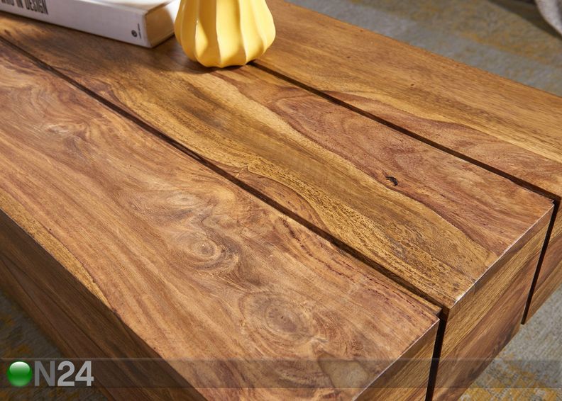 Sohvapöytä Sira 45x120 cm, Intian ruusupuu kuvasuurennos